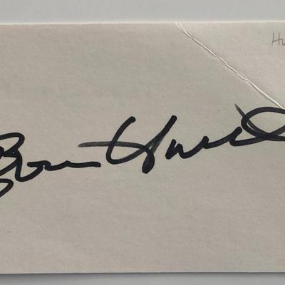 Author Evan Hunter original signature