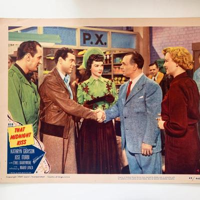 That Midnight Kiss original 1949 vintage lobby card