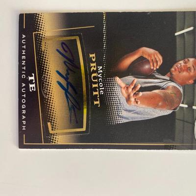 MyCole Pruitt signed autograph card