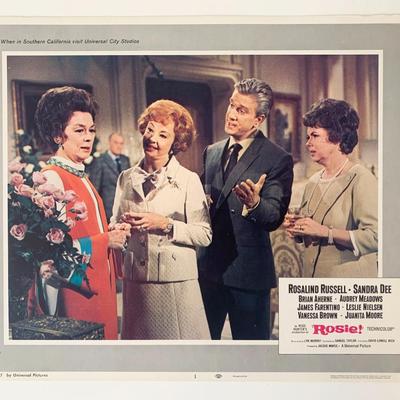 Rosie! original 1967 vintage lobby card