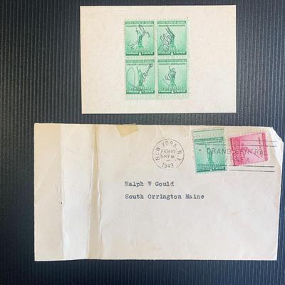 Lawrence Tibbets signed first day cover