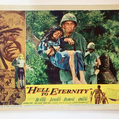 Hell to Eternity original 1960 vintage lobby card