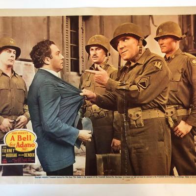 A Bell for Adano original 1945 vintage lobby card