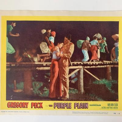 The Purple Plain original 1954 vintage lobby card
