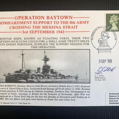 E J Still signed first day cover
