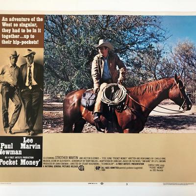 Pocket Money original 1972 vintage lobby card