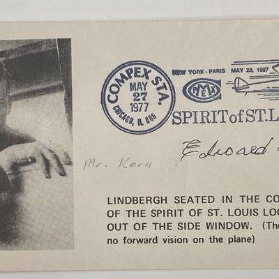 Edward D. Korn signed cover