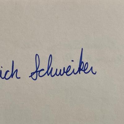 Richard Schweikeroriginal signature