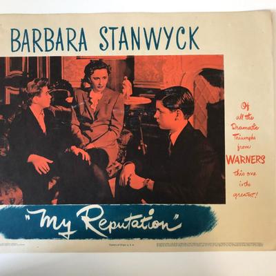 My Reputation original 1946 vintage lobby card