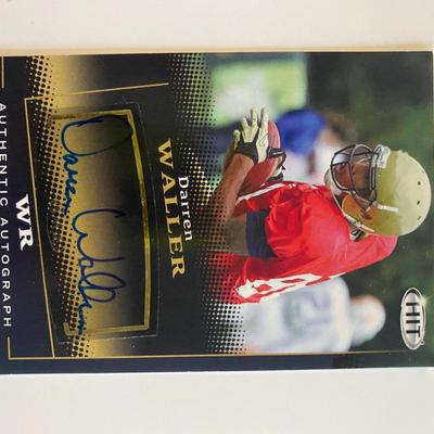 Darren Waller signed autograph card