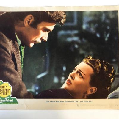 Green Dolphin Street original 1947 vintage lobby card