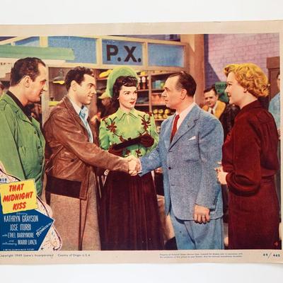 That Midnight Kiss original 1949 vintage lobby card