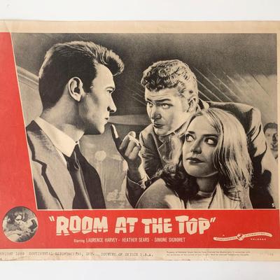 Room at the Top original 1959 vintage lobby card