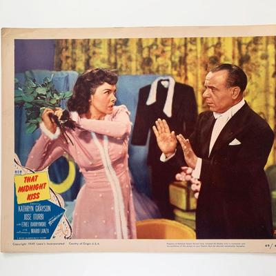 That Midnight Kiss original 1949 vintage lobby card