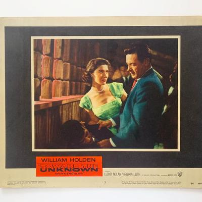 Toward the Unknown original 1956 vintage lobby card