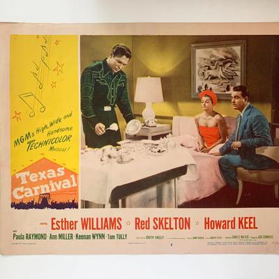 Texas Carnival original 1951 vintage lobby card