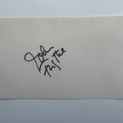 John Forsythe original signature