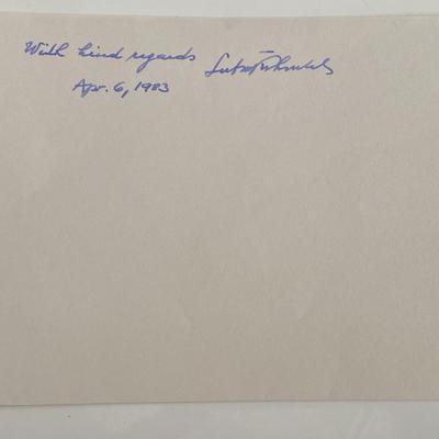 original signature