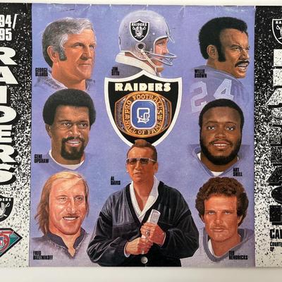 1994-1995 Oakland Raiders calendar