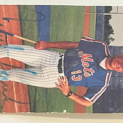 New York Mets Clint Hurdle signed photo