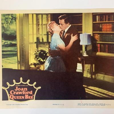 Queen Bee original 1955 vintage lobby card