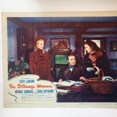 The Strange Woman original 1946 vintage lobby card