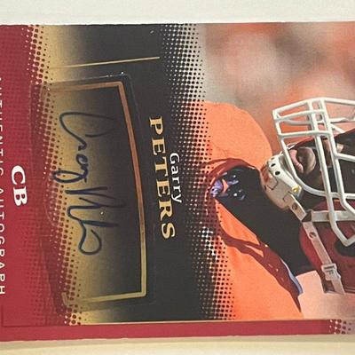 Clemson Tigers Gary Peters signed 2015 Sage Hit #A100 trading card