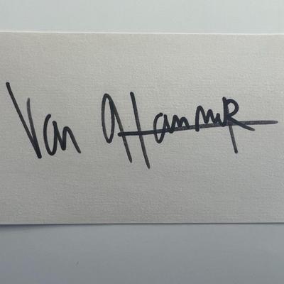 Van Hammer
original signature