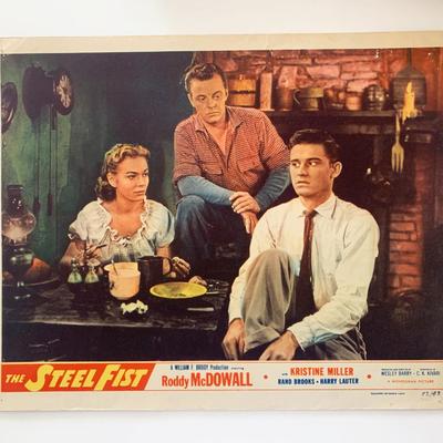 The Steel Fist original 1952 vintage lobby card