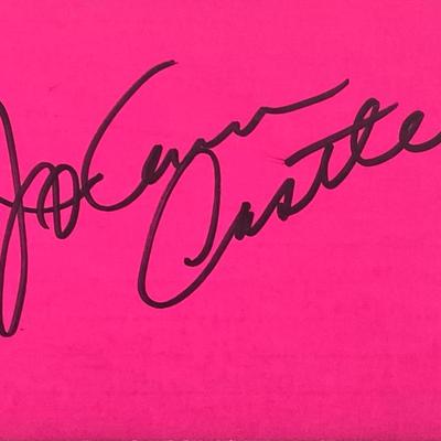 Jo Ann Castle original signature