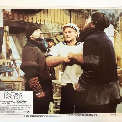 Popeye original 1980 vintage lobby card