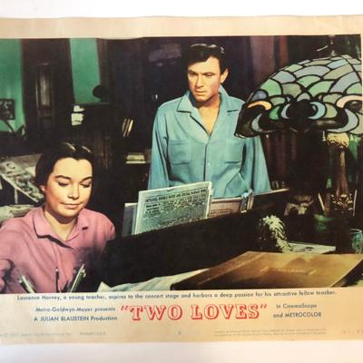 Two Loves original 1961 vintage lobby card