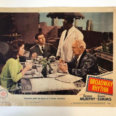Broadway Rhythm original 1944 vintage lobby card