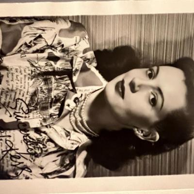 Deborah Kerr facsimile signed photo