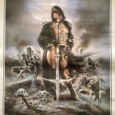 Royo Female Warrior poster