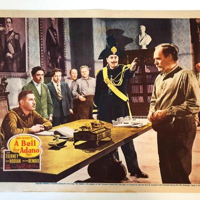A Bell for Adano original 1945 vintage lobby card