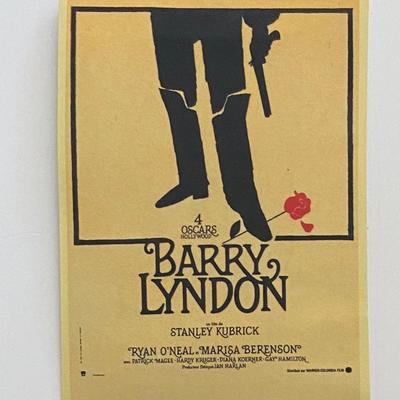 Barry Lyndon movie sticker