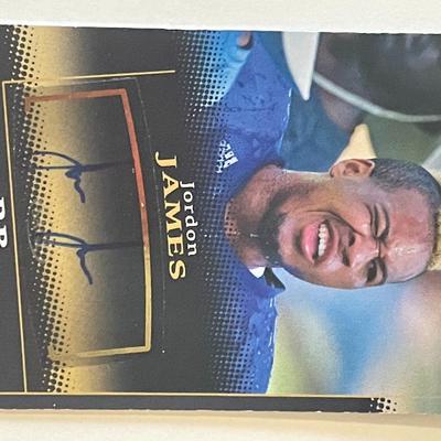Jordon James signed autograph card