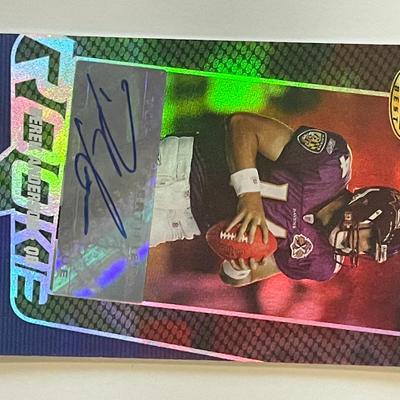 Derek Anderson signed autograph card