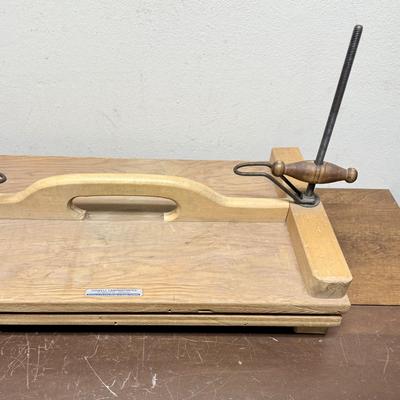 Vintage Wooden Biologic Botany Herbarium Plant Field Press by Powell Laboratories