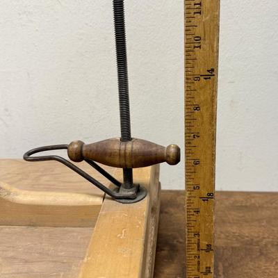 Vintage Wooden Biologic Botany Herbarium Plant Field Press by Powell Laboratories