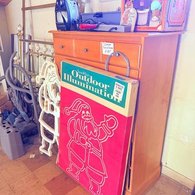 Lot 5: Freezer, Holiday Decor, Furniture & More