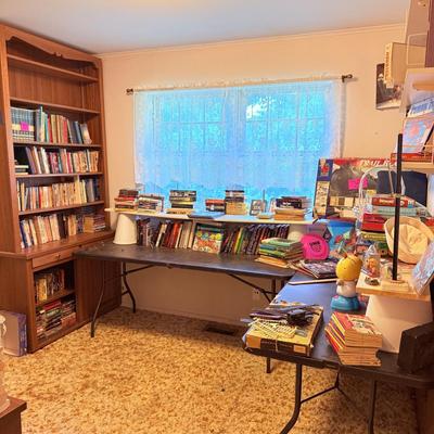 Sale Photo Thumbnail #72: - Tables and shelving, including the tall shelf are not included.

NO CHERRY PICKING or taking ONLY the items you want and leaving the rest! Please arrive with enough time to load. Bring boxes/any tools to assemble /dolly/people to help load/etc.
- Questi