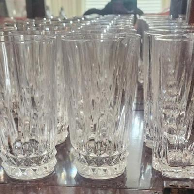 Sale Photo Thumbnail #12: Set of 20 crystal glasses