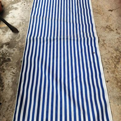 Sale Photo Thumbnail #129: Blue & White striped hammock (no frame) 72"L x 31 1/2"W