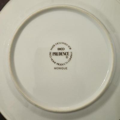 Sale Photo Thumbnail #396: Ecko Home Products Prudence Monique - 10 dinner plates and 7 salad plates