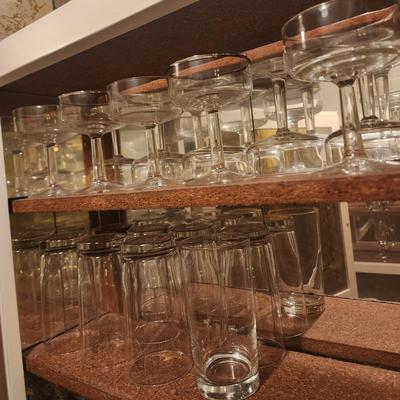 Sale Photo Thumbnail #447: 18 pc assortee bar glasses