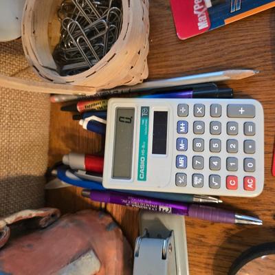 Large Office Supply Lot – Pens, Pencils, Calculator, Phone & More!