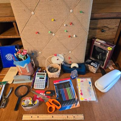 Large Office Supply Lot – Pens, Pencils, Calculator, Phone & More!