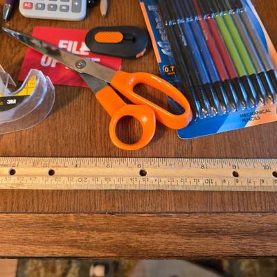 Large Office Supply Lot – Pens, Pencils, Calculator, Phone & More!